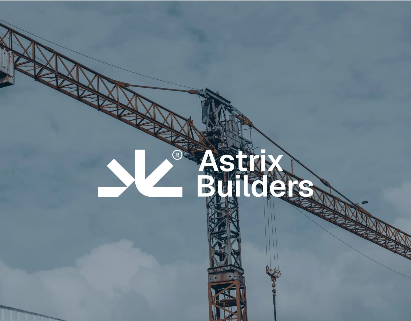 Astrix Builders brand on a construction site