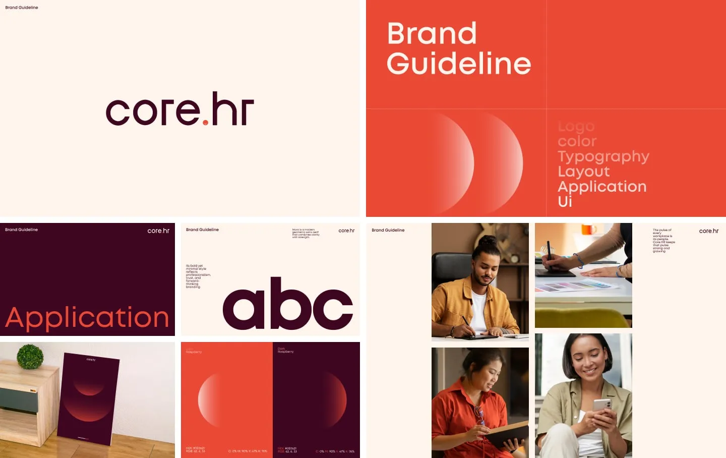 Core.hr product screens