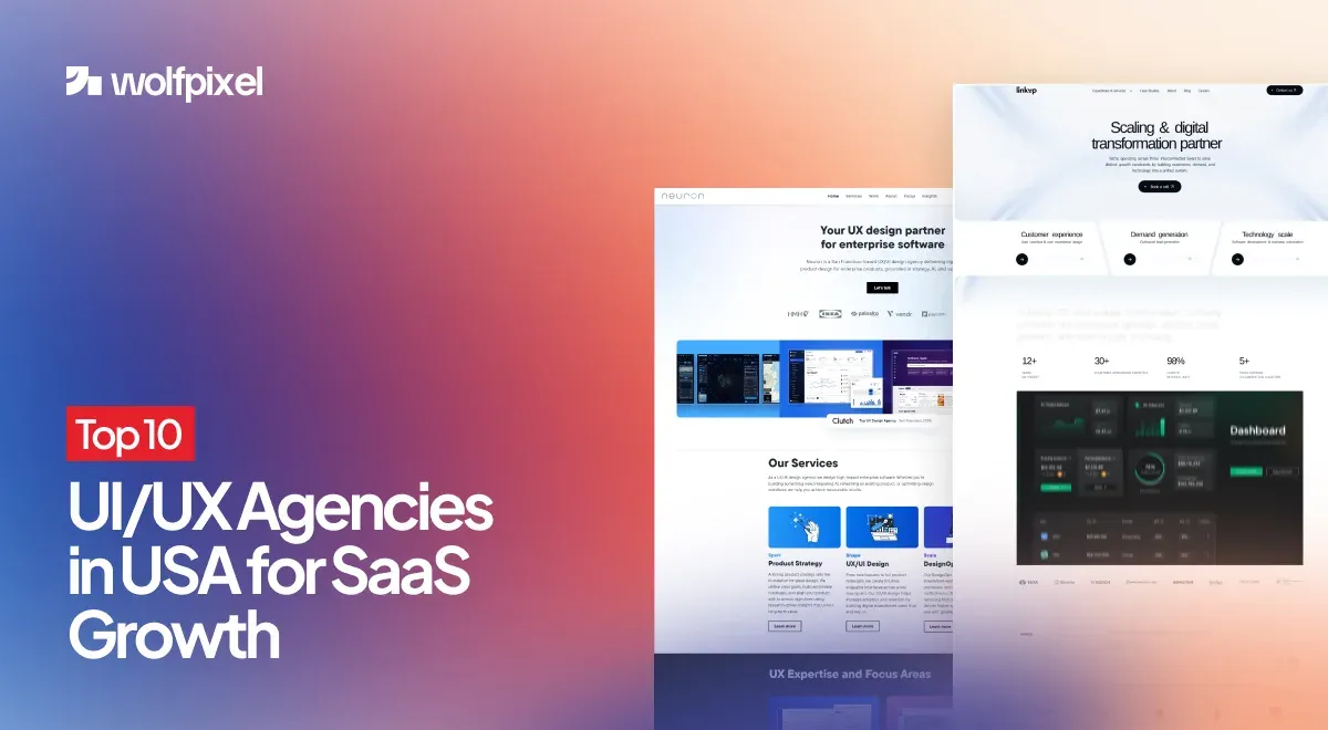 Top 10 UI/UX Agencies in USA for SaaS Growth