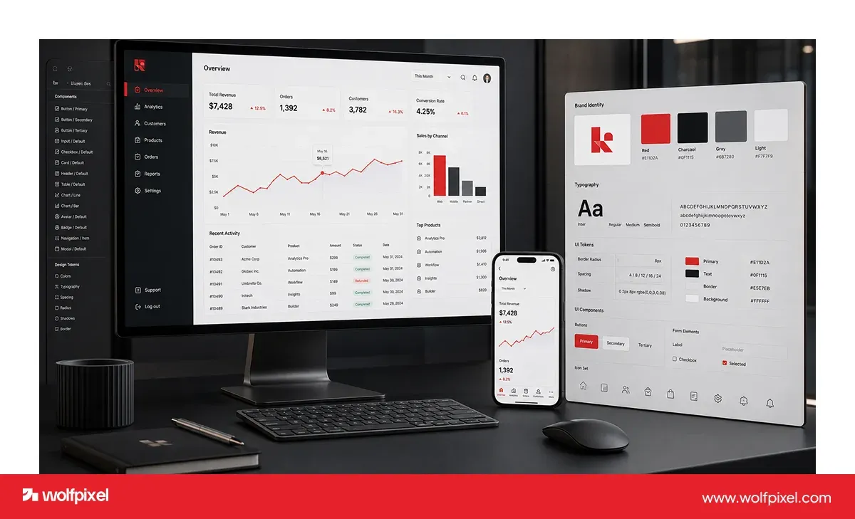 Wolfpixel SaaS product design