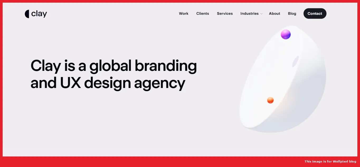 Clay website homepage screenshot