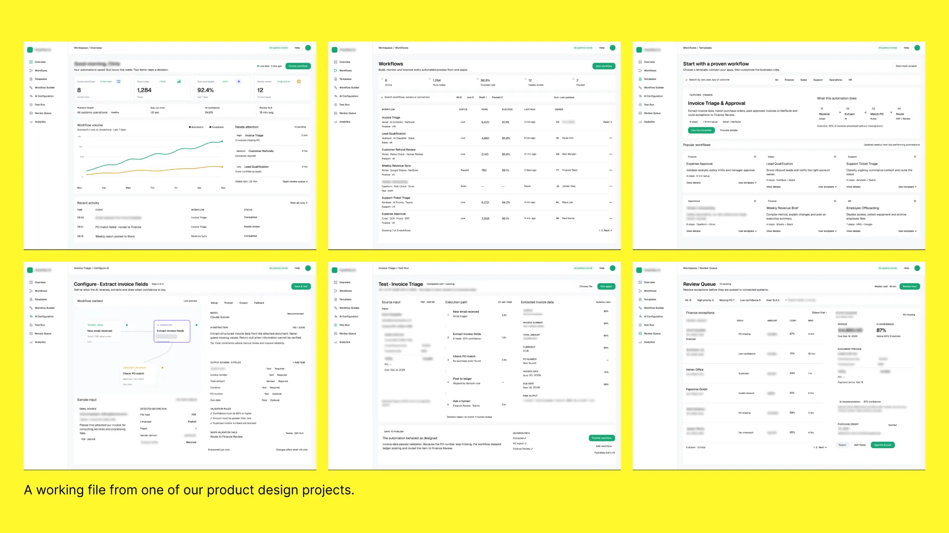 A working file from one of our product design projects.