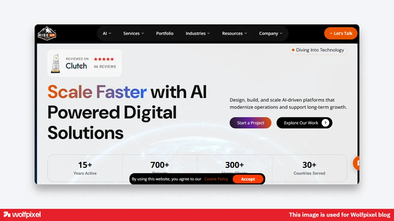 Riseup Labs Bangladesh enterprise software and mobile app design