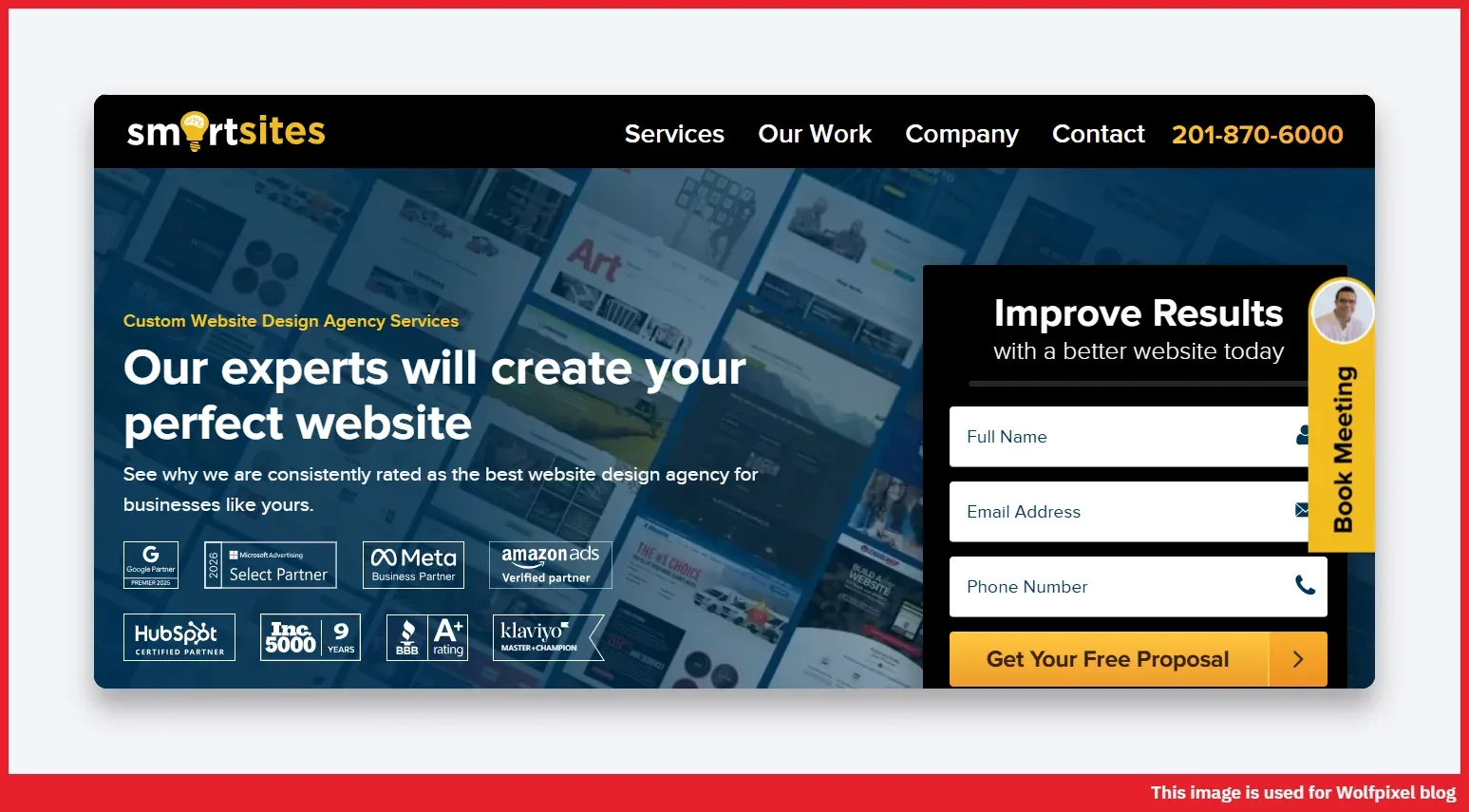 SmartSites website redesign and SEO case study