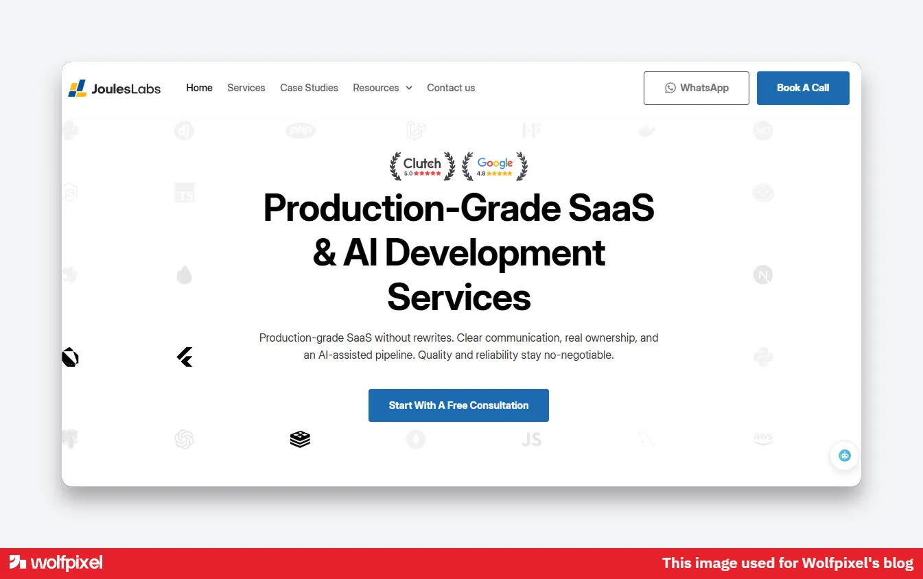 JoulesLabs SaaS development Bangladesh.