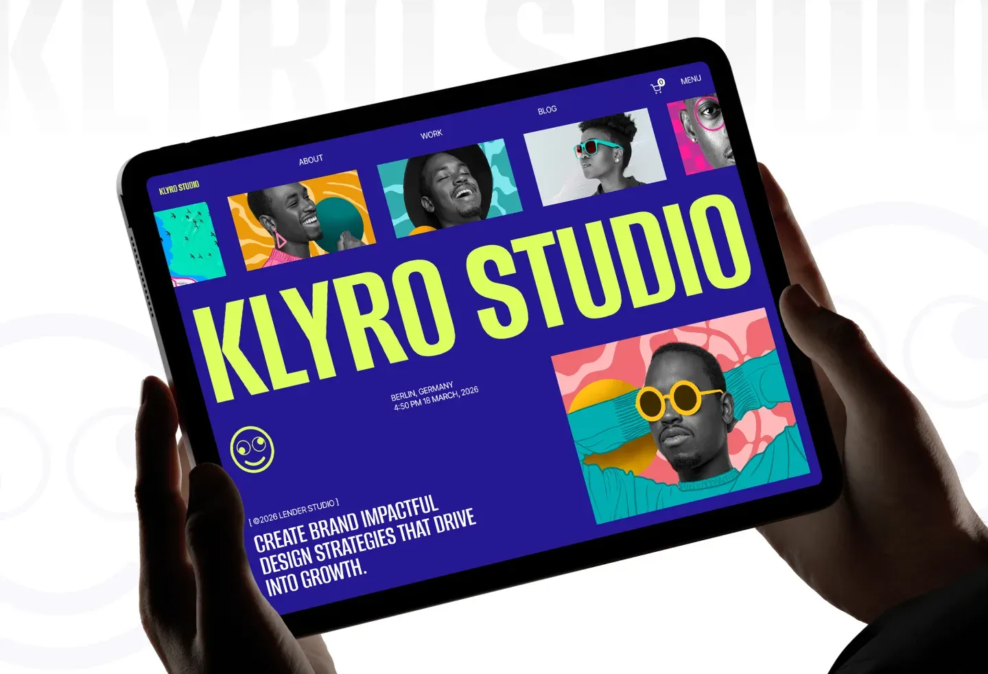 Klyro Studio — Creative-agency Webflow template from Wolfpixel’s published portfolio
