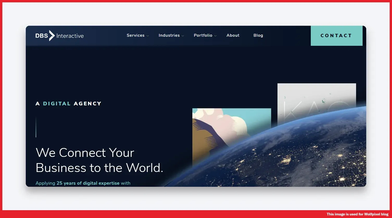 DBS Interactive B2B website example