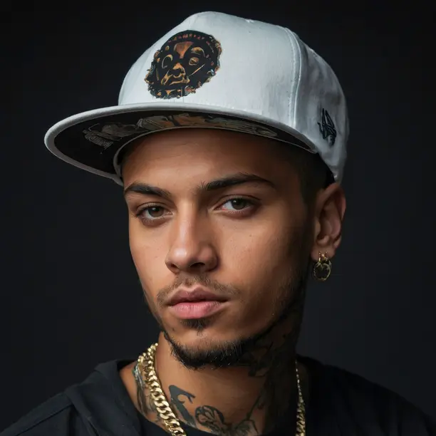Portrait from a streetwear brand campaign