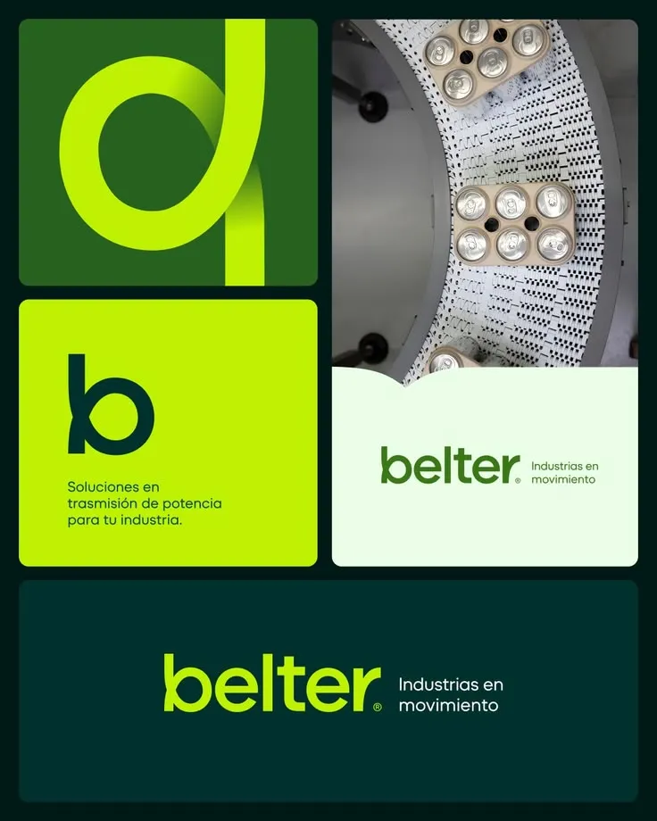 Belter brand identity applications